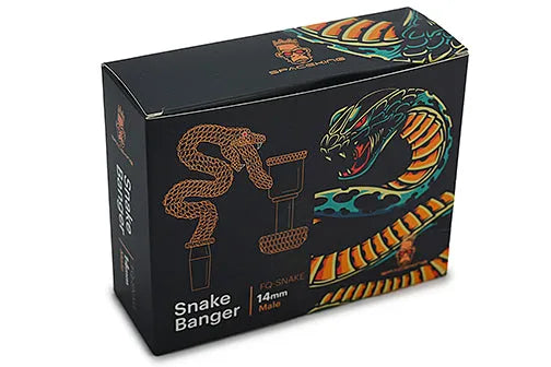 Space King Snake Banger - Handmade - Discreet Smoker
