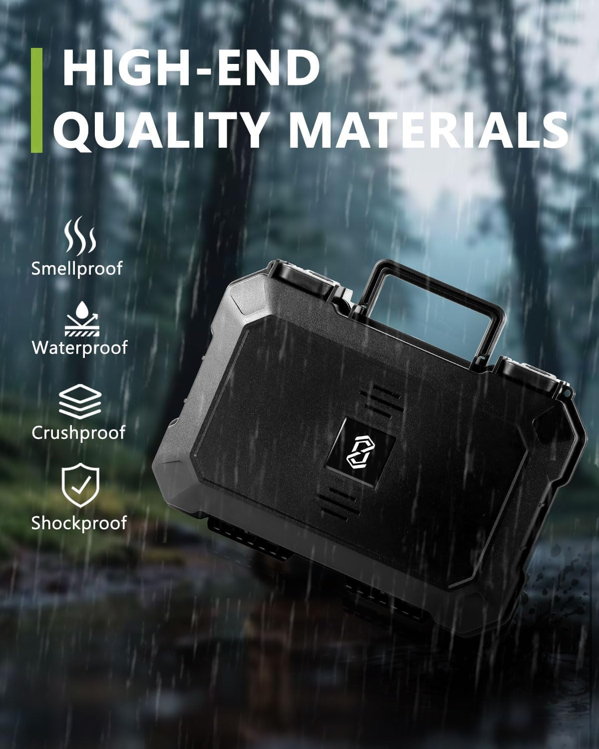 OZCHIN Smell Proof Box – Large Smell Proof Container, Waterproof & Crushproof Case for Home, Travel, and Camping, Secure Portable Odor Proof Box & Great Gift Idea