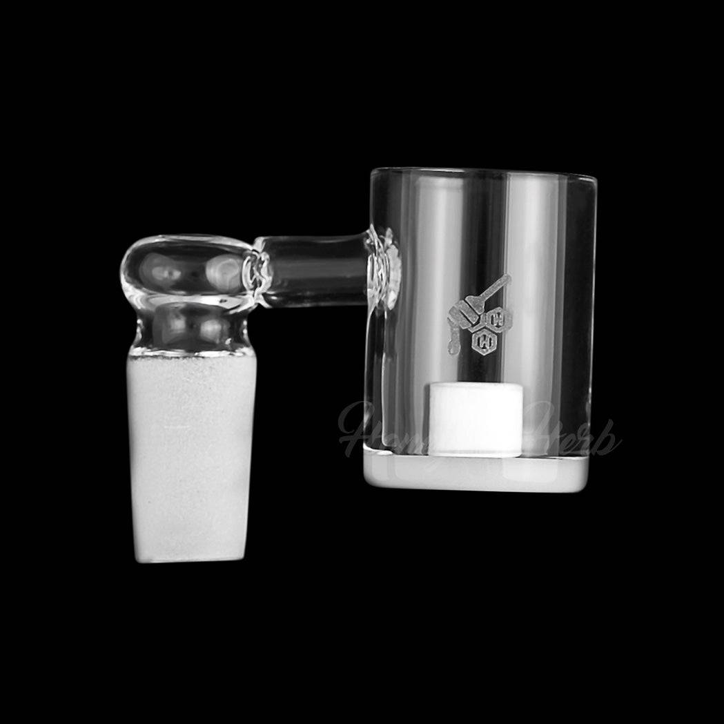 HONEY & MILK CORE REACTOR SIDECAR QUARTZ BANGER - 90° DEGREE | YL - Discreet Smoker
