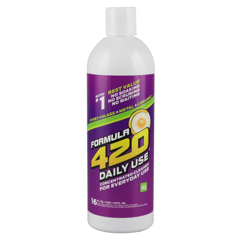 Formula 420 Concentrated Daily Use Cleaner - 16oz (Makes 32oz) - Discreet Smoker
