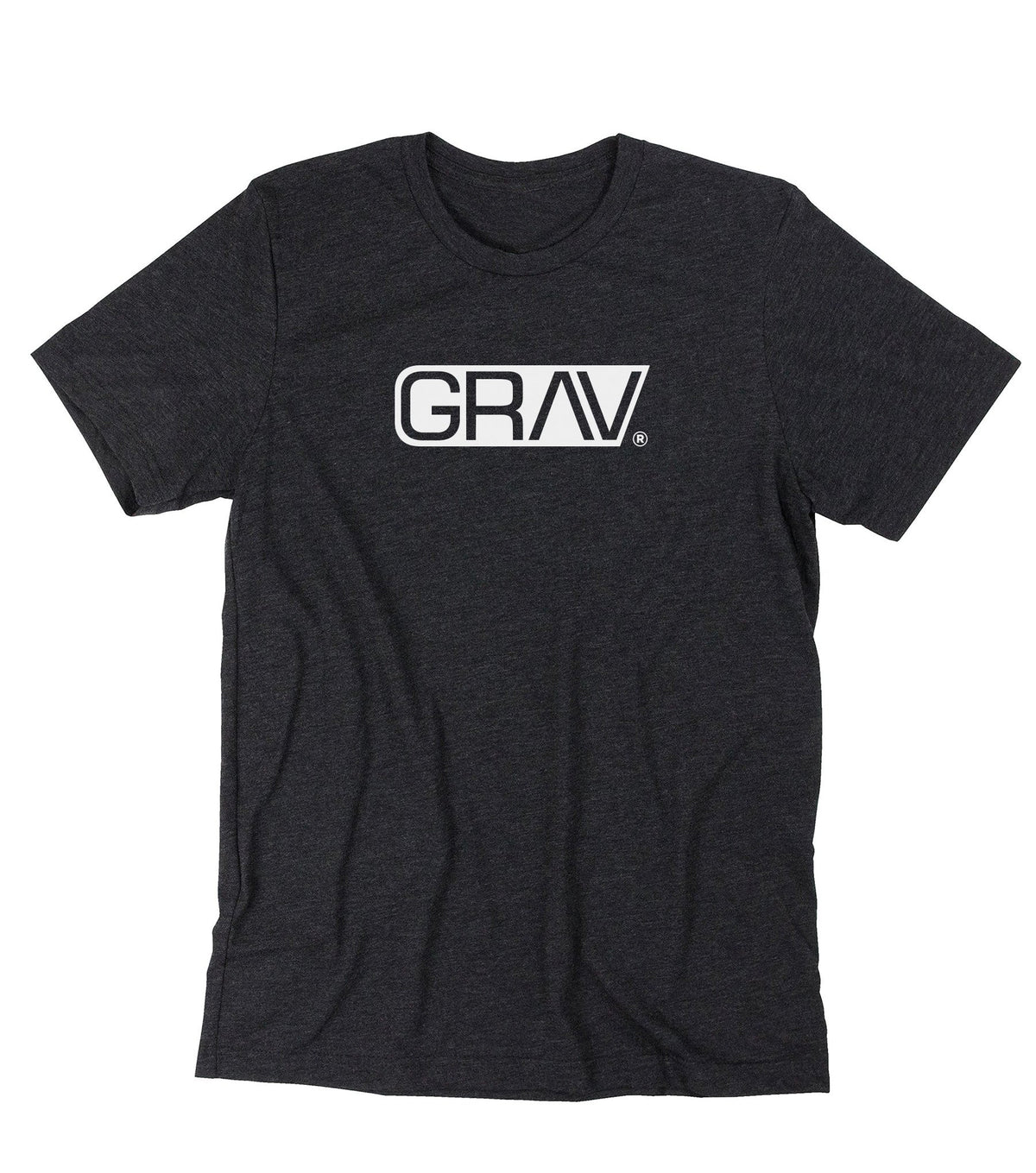 GRAV® Heather Black Logo T-Shirt - Discreet Smoker