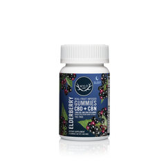 WYLD CBD Real Fruit Infused CBD + CBN Sleep Elderberry Gummies