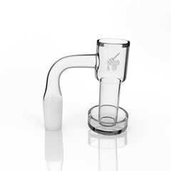 HONEYSUCKLE BEVEL QUARTZ BANGER - 90° DEGREE | YL - Discreet Smoker