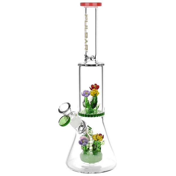 Pulsar Power Is In The Flower Water Pipe - 12" / 14mm F - Discreet Smoker