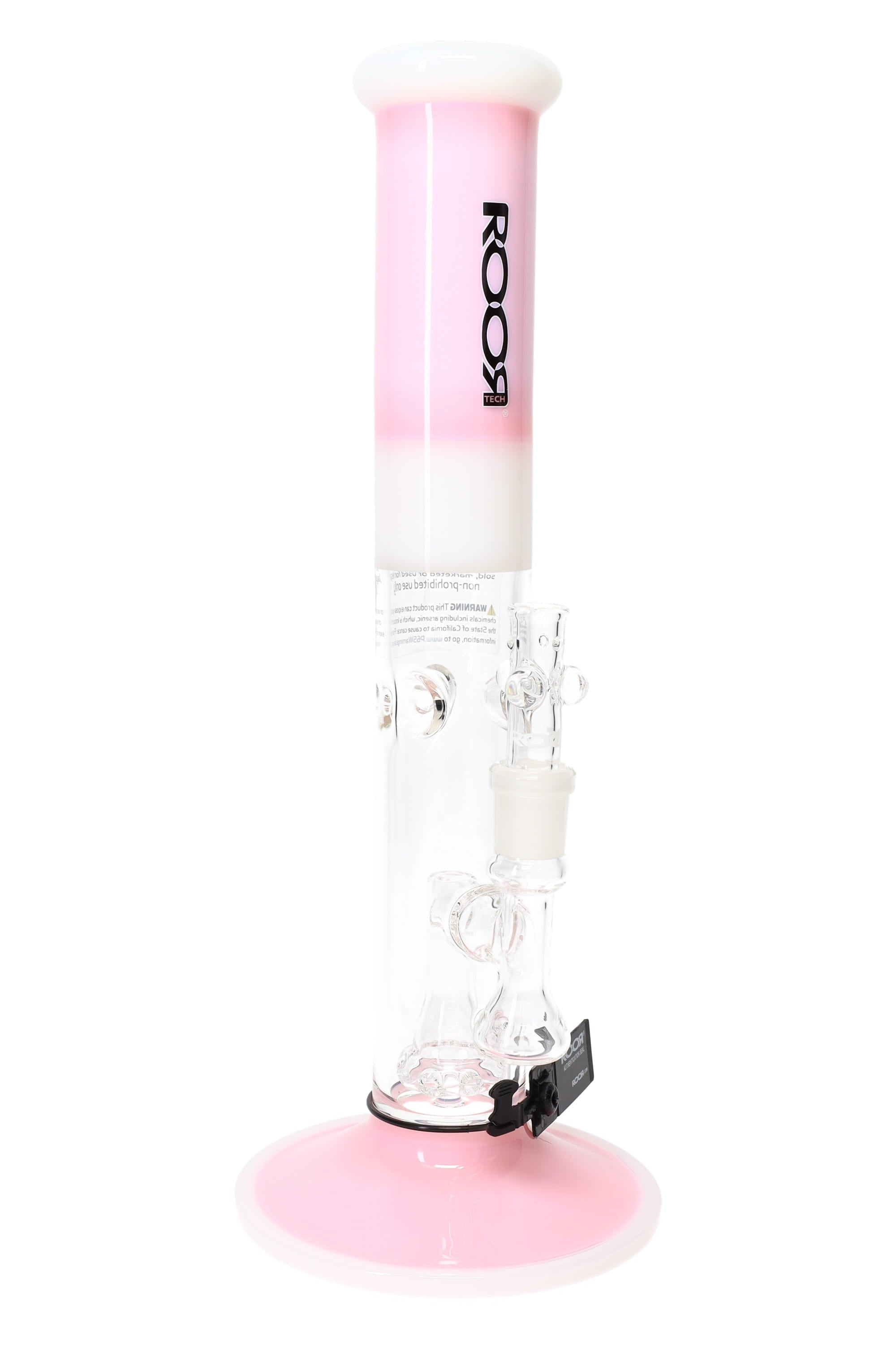ROOR Tech 14″ Colored Straight Tube with Showerhead Perc – 5 mm Thick - Discreet Smoker