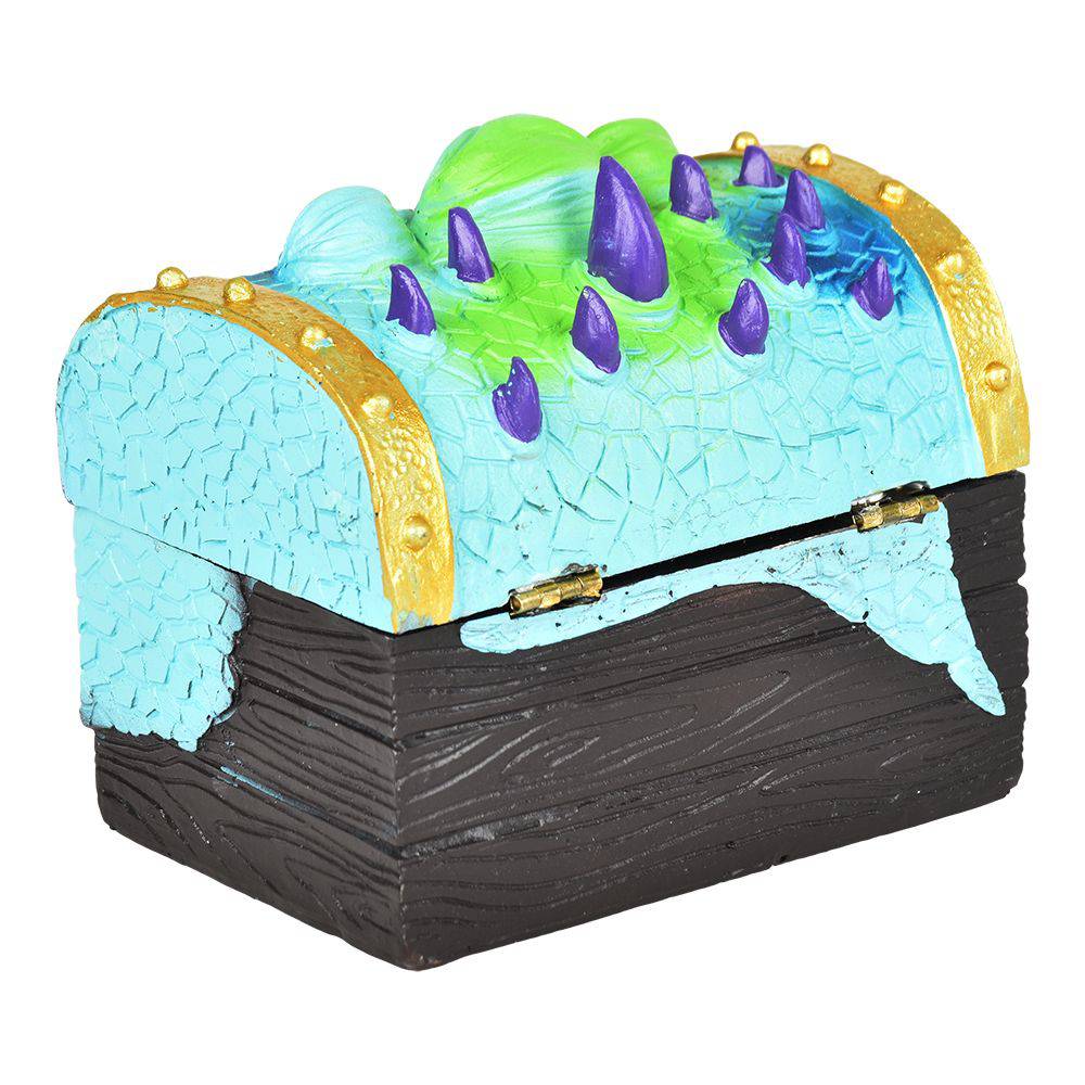 Monster Polyresin Box with Gaming Dice - 3.8" x 3.6" - Discreet Smoker