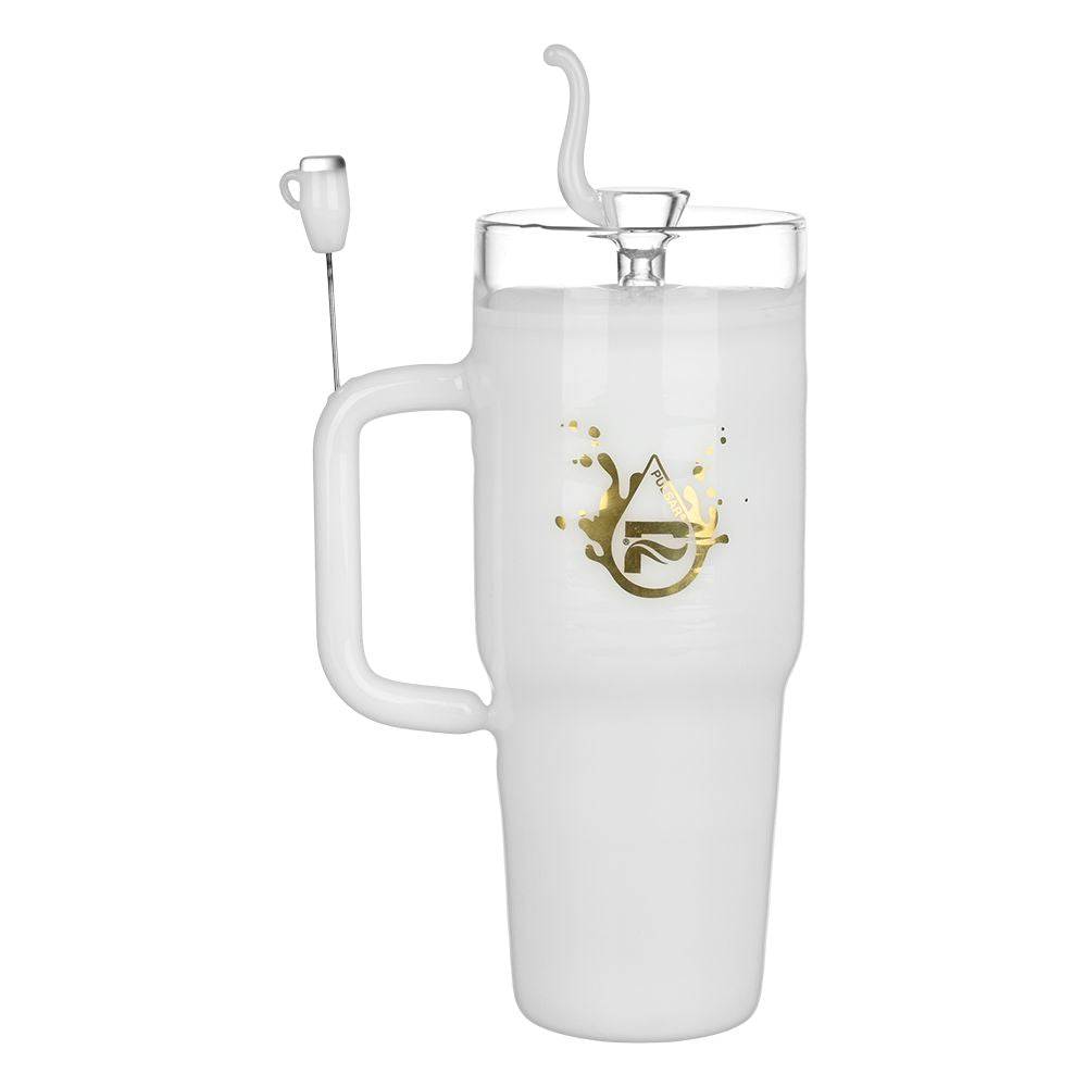 Pulsar Stonely Cup Glass Water Pipe | 8.5" | 14mm F - Discreet Smoker