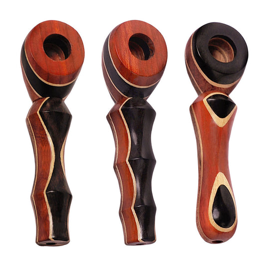 Styled Wood Spoon Pipe - Discreet Smoker