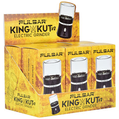 Pulsar King Kut V2 Electric Grinder - Black 6ct - Discreet Smoker