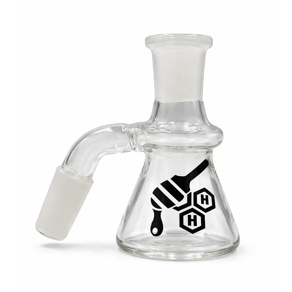 HONEYBEE HERB BEAKER BASE GLASS DRY ASH CATCHER - Discreet Smoker