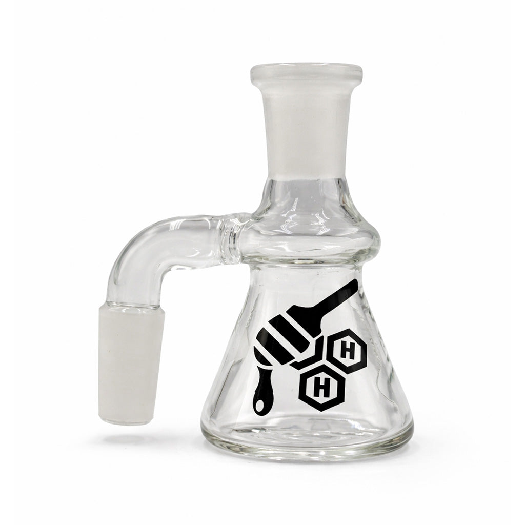 HONEYBEE HERB BEAKER BASE GLASS DRY ASH CATCHER - Discreet Smoker