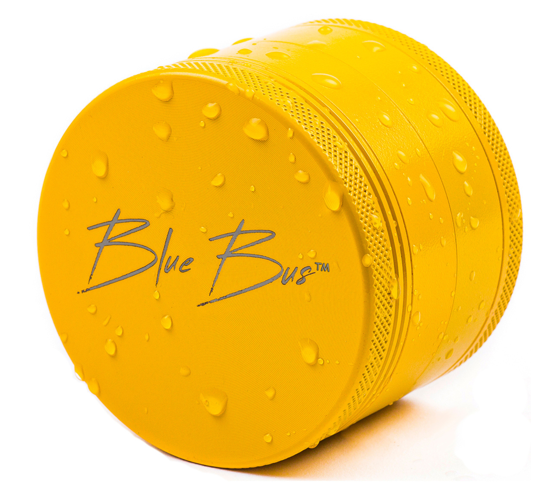 Bluebus Z1 2.5" Ceramic Grinder Yellow - Discreet Smoker
