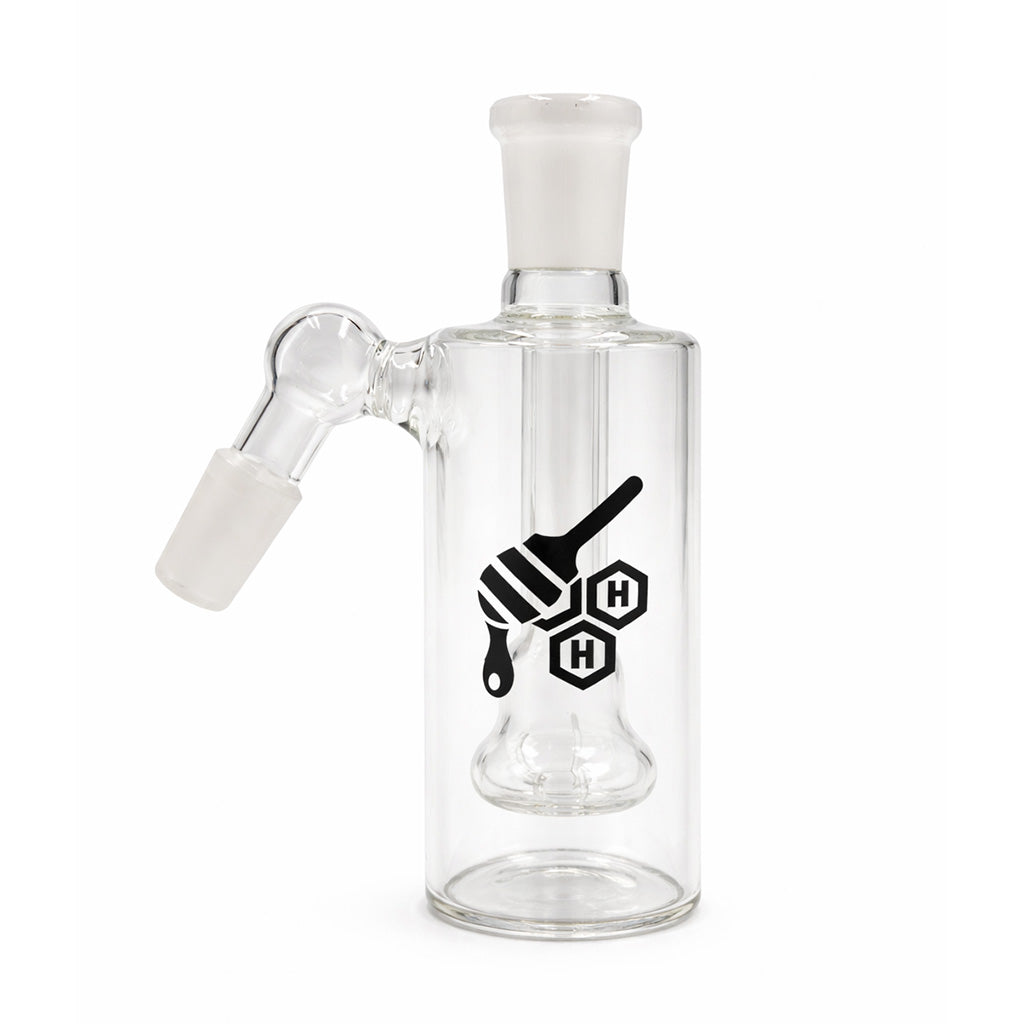 HONEYBEE HERB BELL SHAPE SHOWERHEAD PERC CYLINDER ASH CATCHER - Discreet Smoker