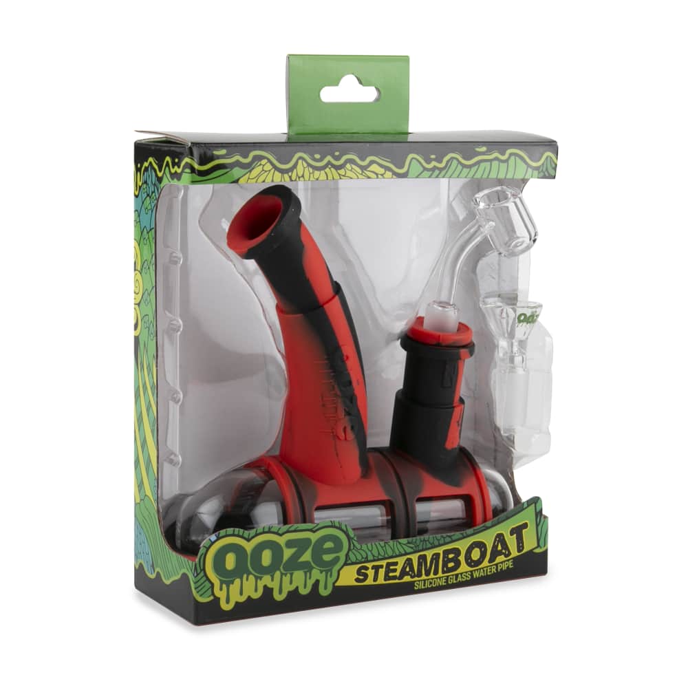 Ooze Steamboat Silicone Bubbler - Discreet Smoker