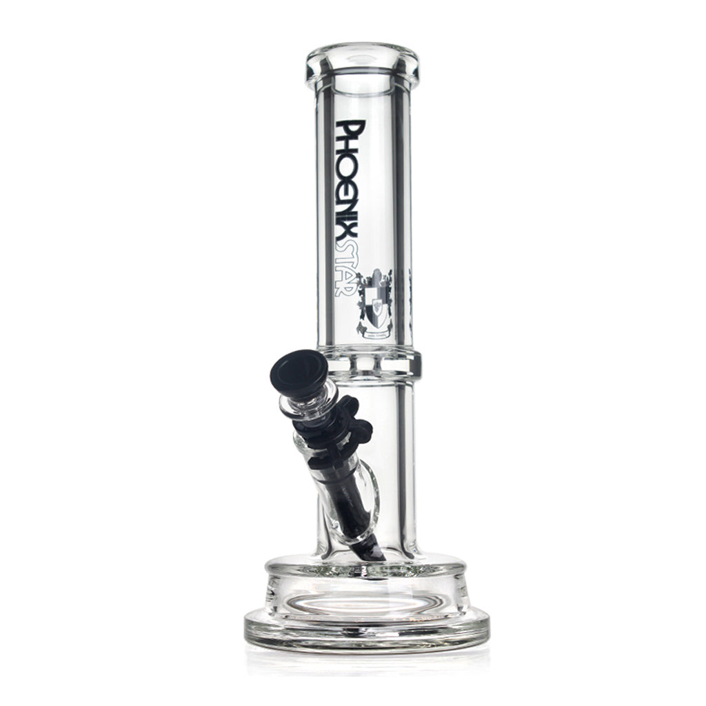 PHOENIX STAR 7MM TUBE BONG WITH THICK BASE 12 INCH - Discreet Smoker