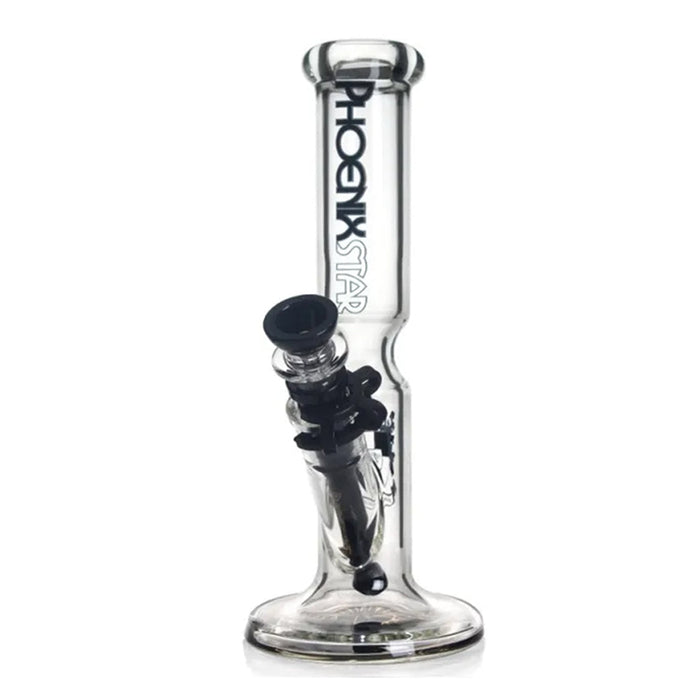 PHOENIX STAR STRAIGHT 10 INCHES BONG, Black