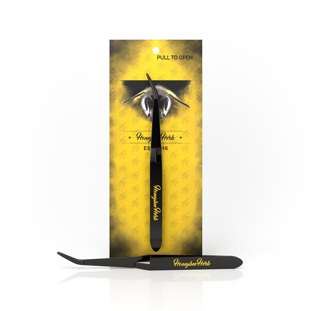 SILICONE TIPPED REVERSE TWEEZERS - Discreet Smoker