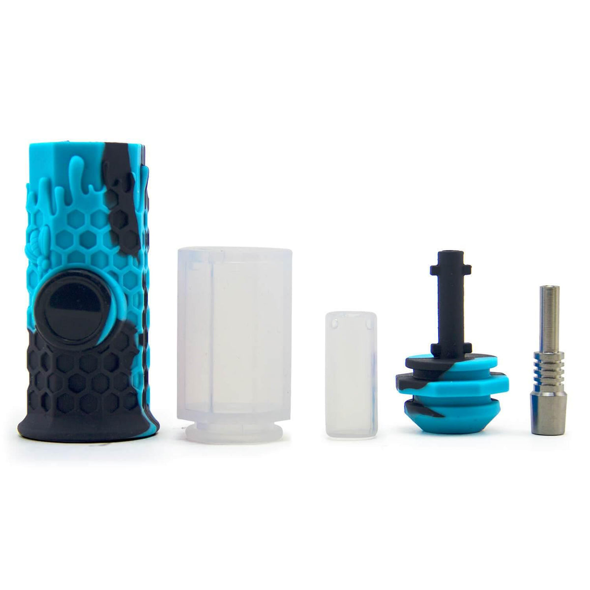 Silicone Honeycomb Honey Straw 7" - Discreet Smoker