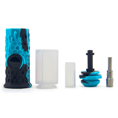 Silicone Honeycomb Honey Straw 7" - Discreet Smoker