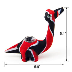 Dinosaur Silicone Pipe - Discreet Smoker