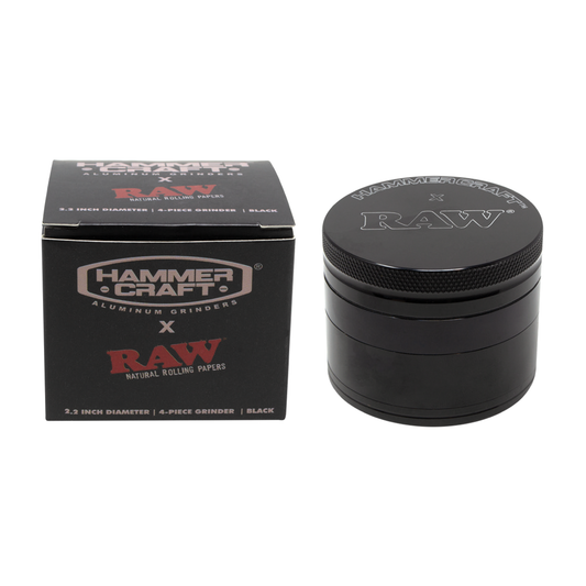 Hammercraft x RAW 2.2" Grinder - Discreet Smoker