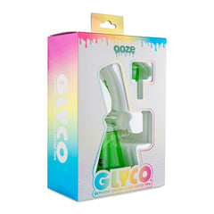 Ooze Glyco Bong Glycerin Chilled Glass Water Pipe - Discreet Smoker