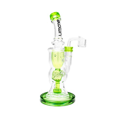 BLOWN Glass Goods DELTA Recycler Rig - Discreet Smoker