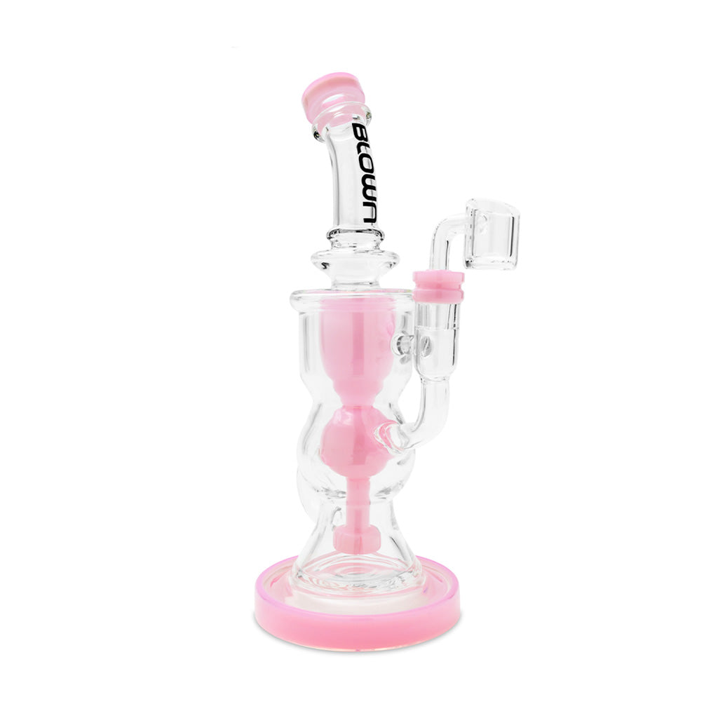 BLOWN Glass Goods DELTA Recycler Rig - Discreet Smoker