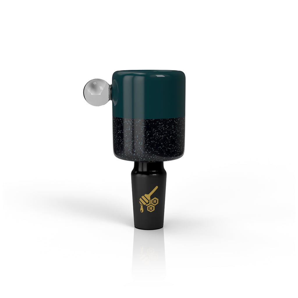 DICHRO GALAXY SPLIT TONE FLOWER BOWL - Discreet Smoker
