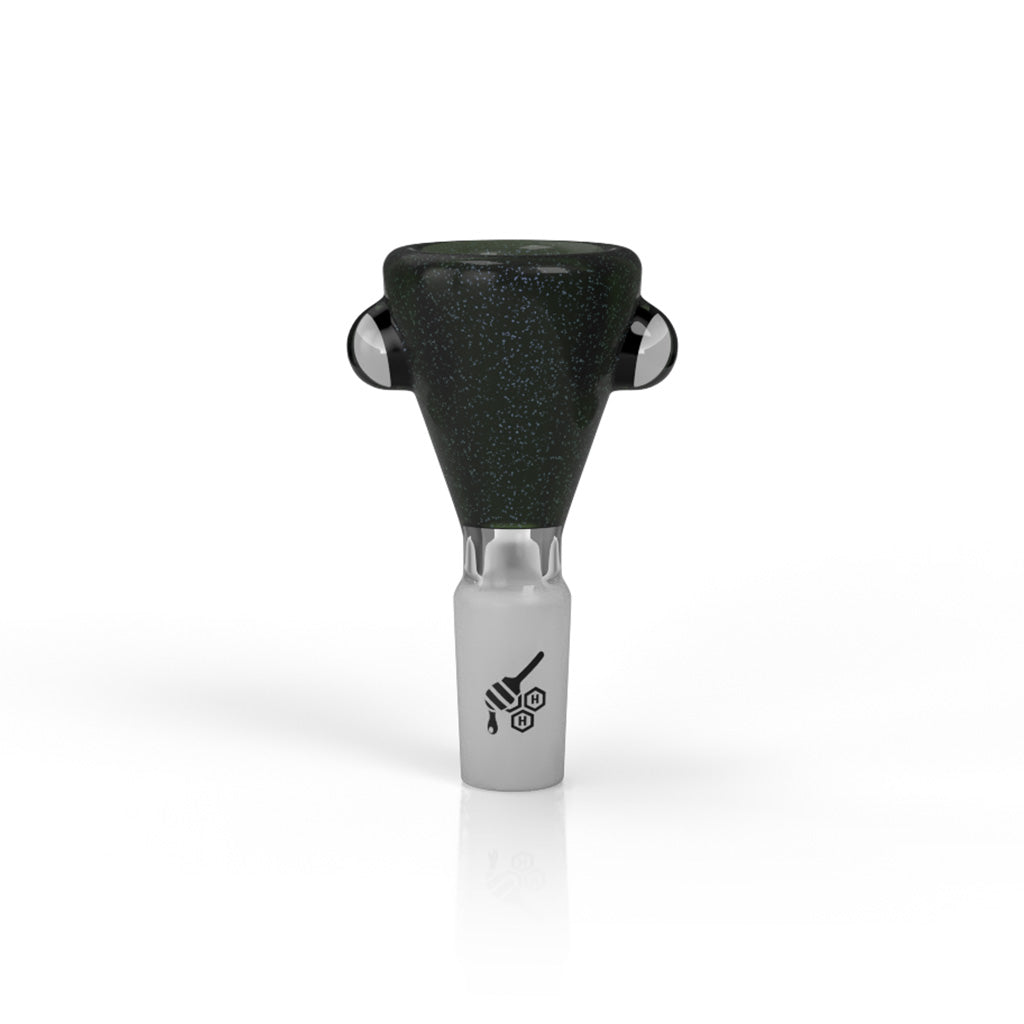DICHRO SPOTTED GALAXY FLOWER BOWL - Discreet Smoker