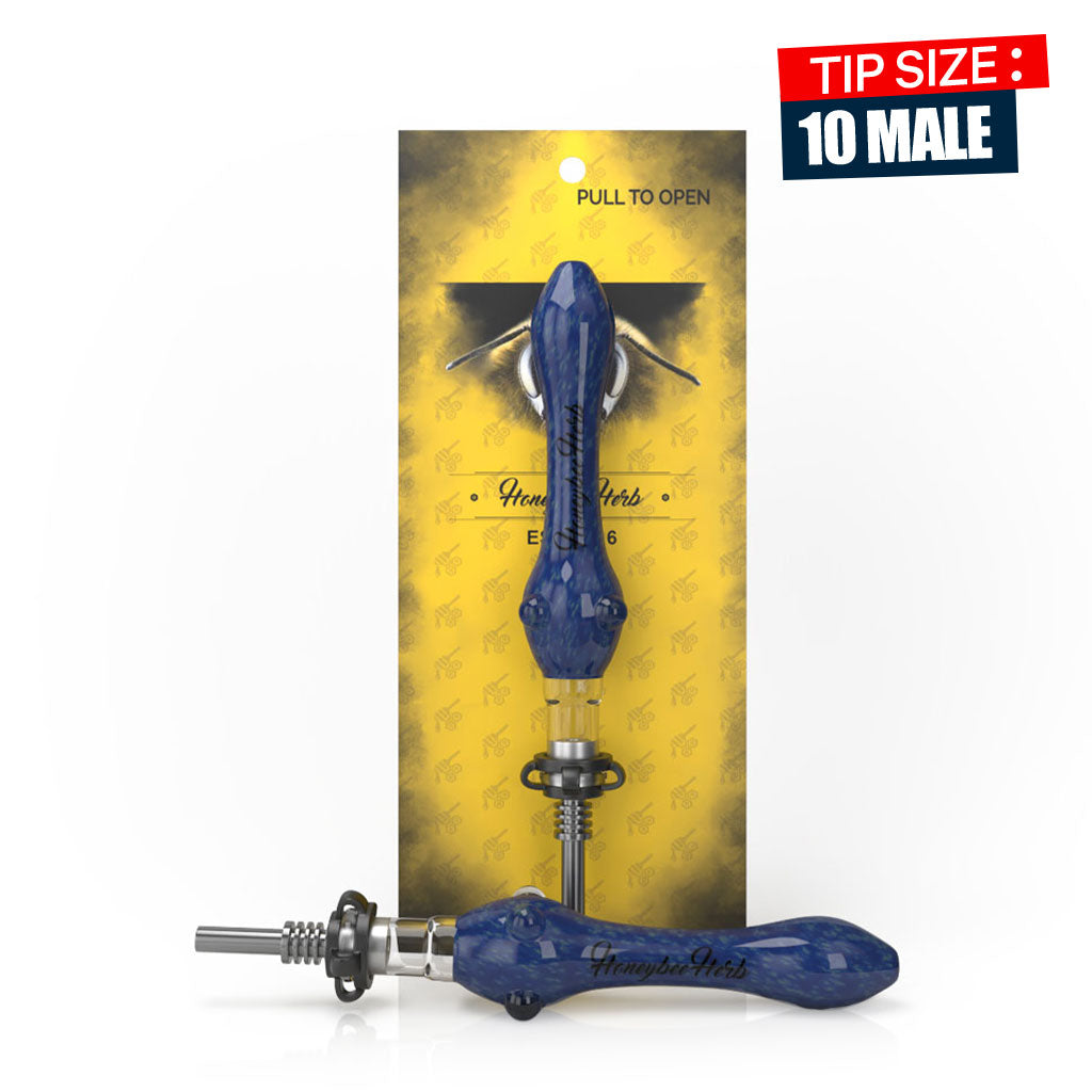 SPECKLED GLASS NECTAR COLLECTOR - Discreet Smoker