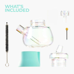 The Bubbler Iridescent - Sky - Discreet Smoker