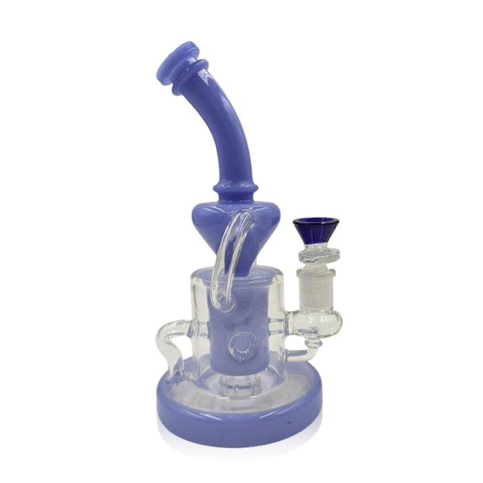 SLIT TUBE DIFFUSION SHOWERHEAD PERC RIG, Blue Jade