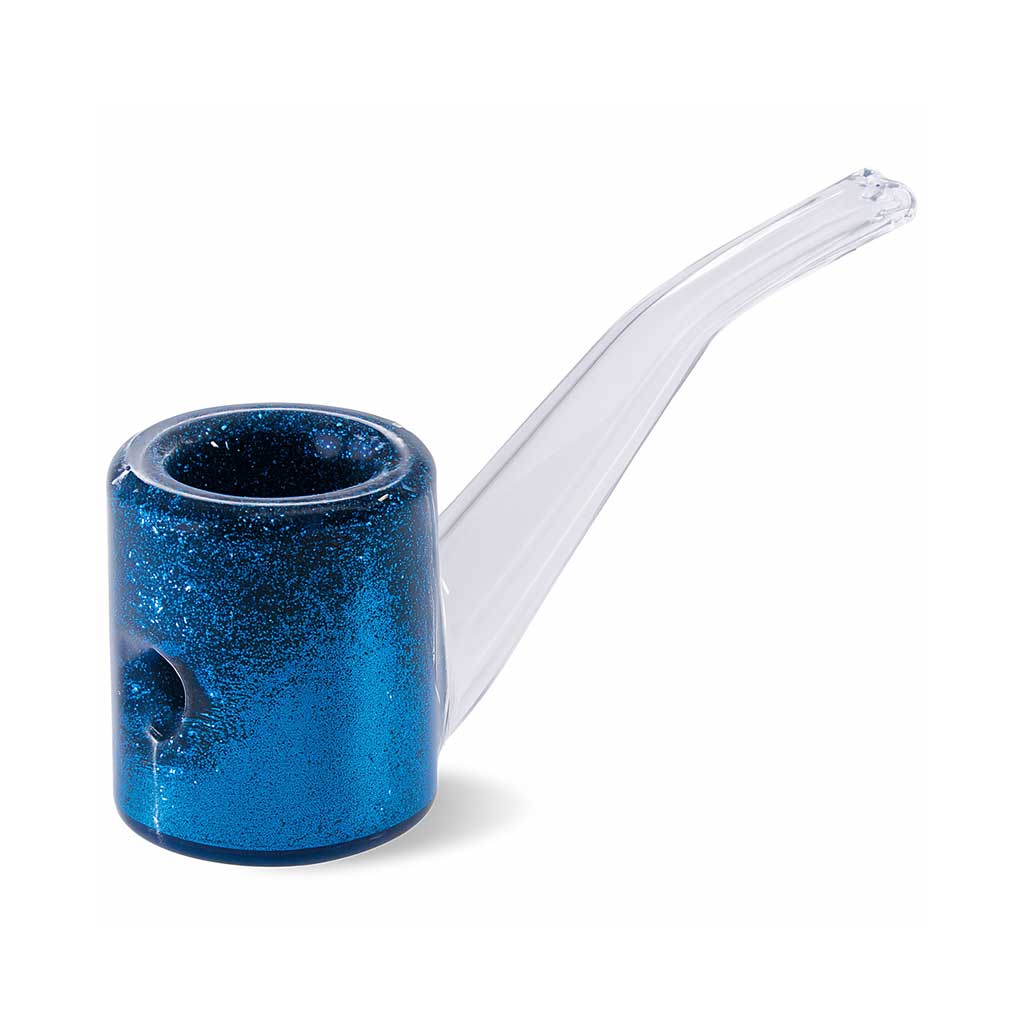LIQUID GLITTER SHERLOCK HAND PIPE - Discreet Smoker