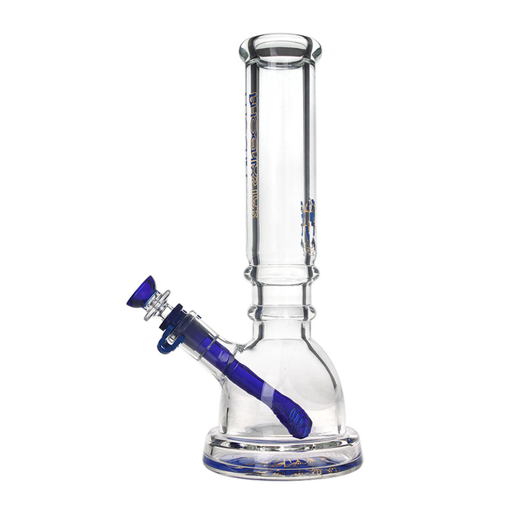PHOENIX STAR 7MM GLASS 12 INCHES BEAKER BONG WITH WIDE BASE - Discreet Smoker