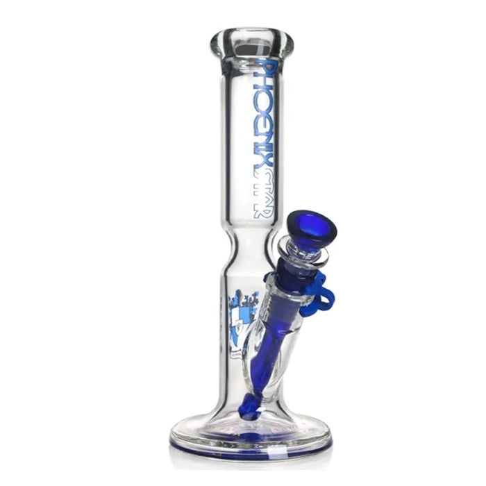 PHOENIX STAR STRAIGHT 10 INCHES BONG, Blue
