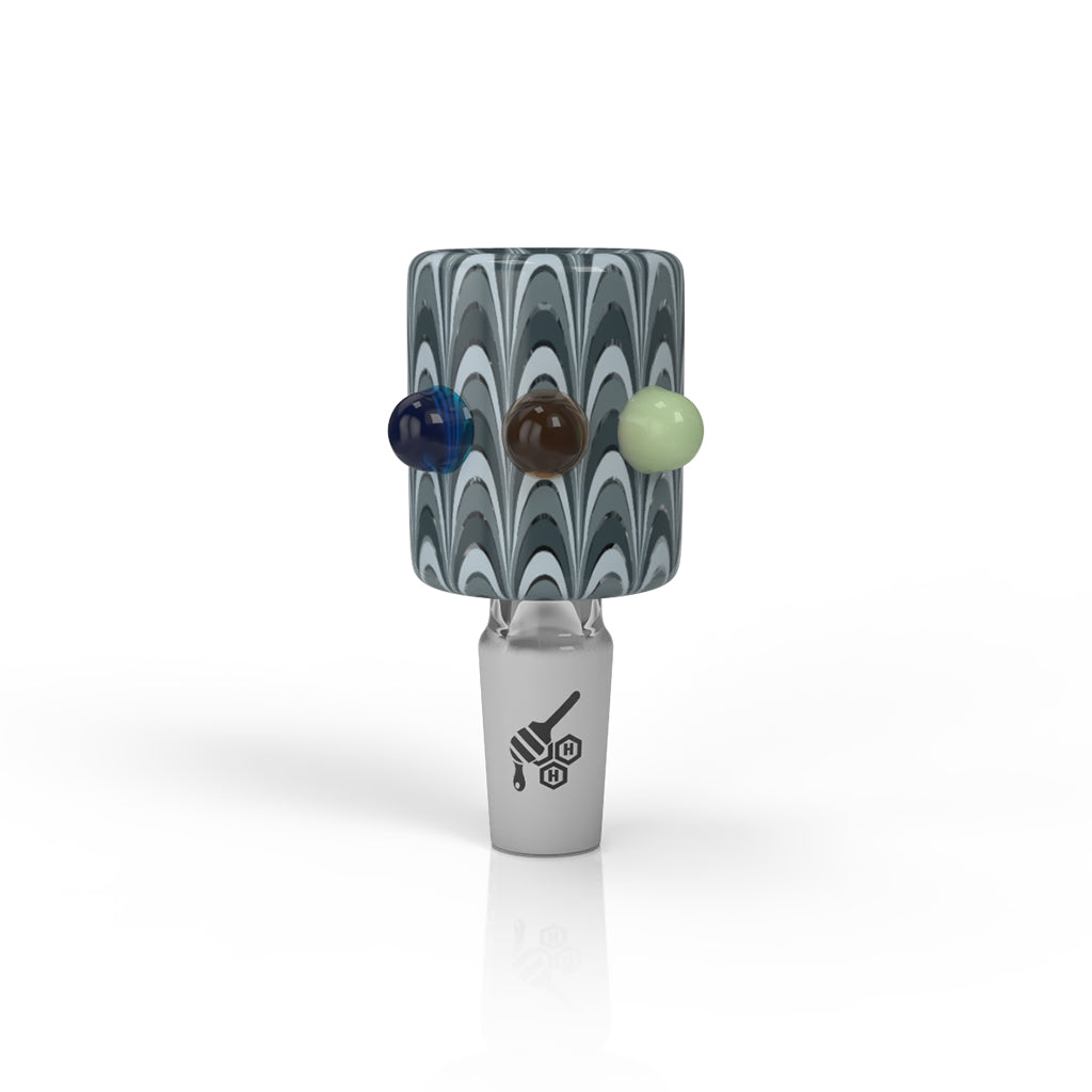 RIBBON LOOPED FLOWER BOWL - Discreet Smoker