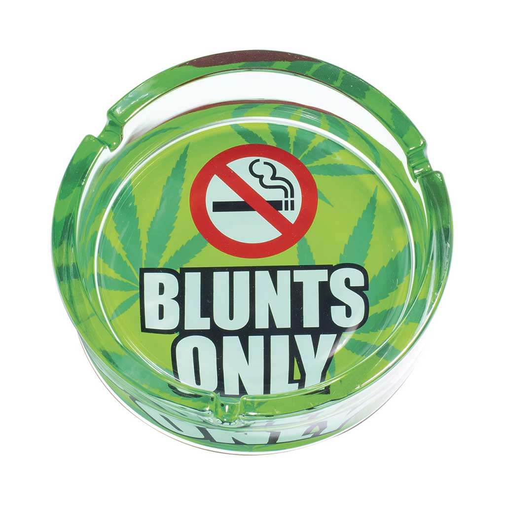 BLUNTS ONLY GLASS ASHTRAY - Discreet Smoker