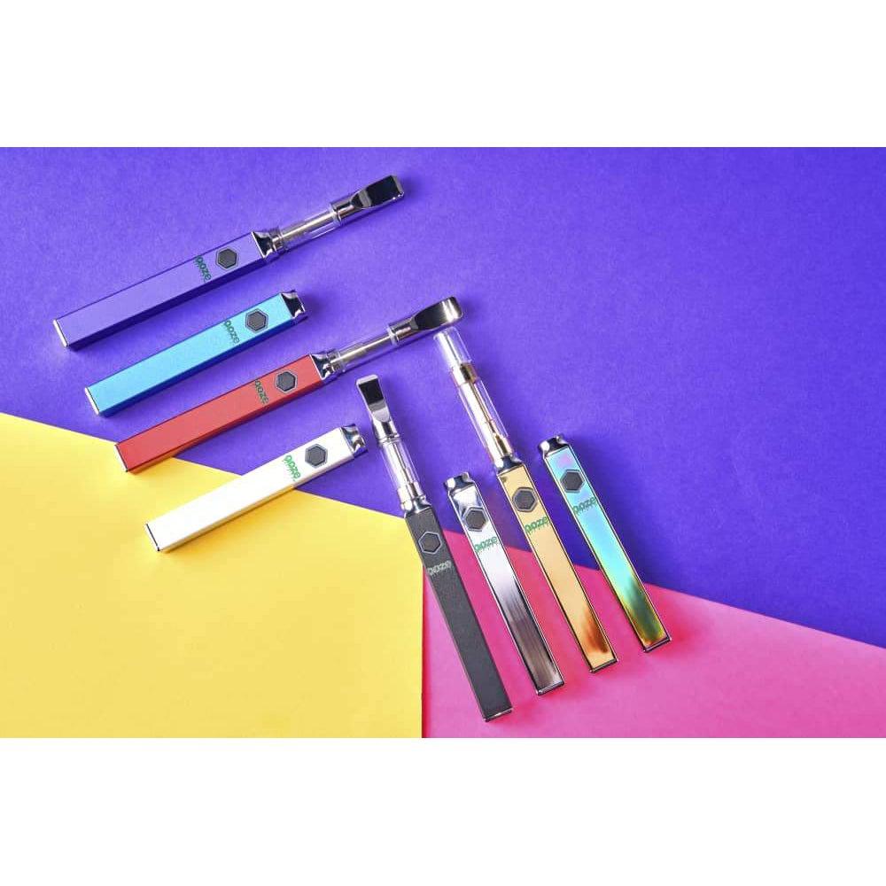 Ooze Quad 510 Thread 500 mAh Square Vape Pen Battery - Discreet Smoker