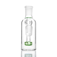 18mm Ash Catcher 45 Degree Green - Discreet Smoker