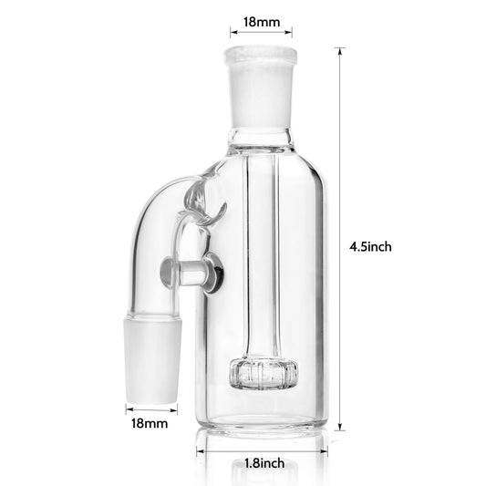 18mm Ash Catcher 90 Degree - Discreet Smoker