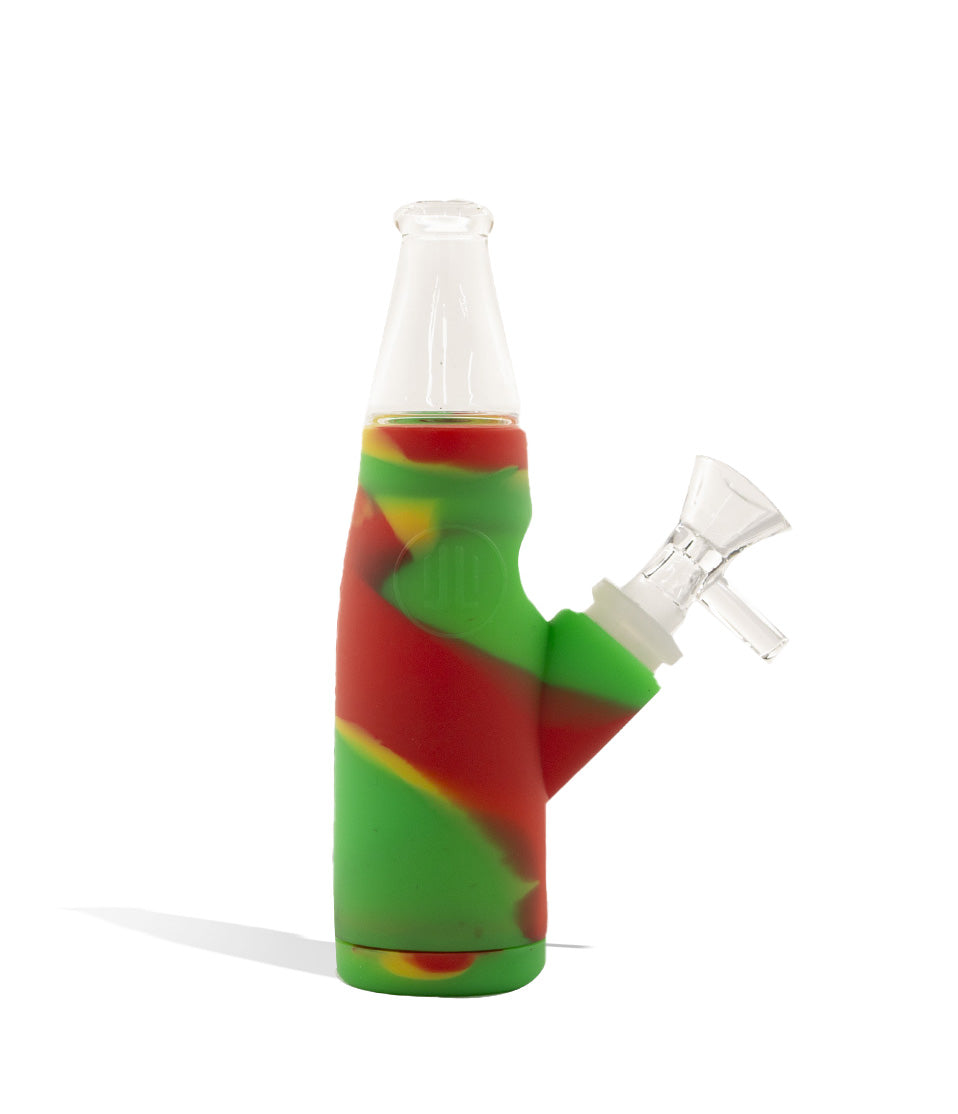 Bottle Shaped Silicone Water Pipe - Discreet Smoker