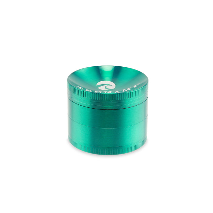 Tsunami Sunken Top 50mm 4-Piece Grinder, Green