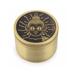 VINTAGE ALUMINUM EMBOSSED HERB GRINDER - Discreet Smoker