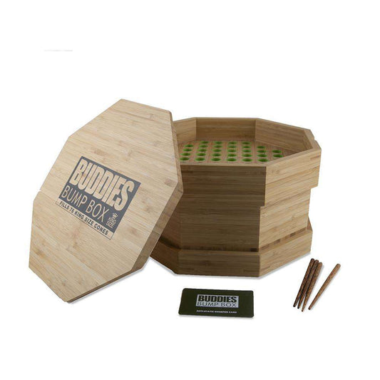 Buddies Bump Box Octo Wood - King Size - 76ct - Discreet Smoker