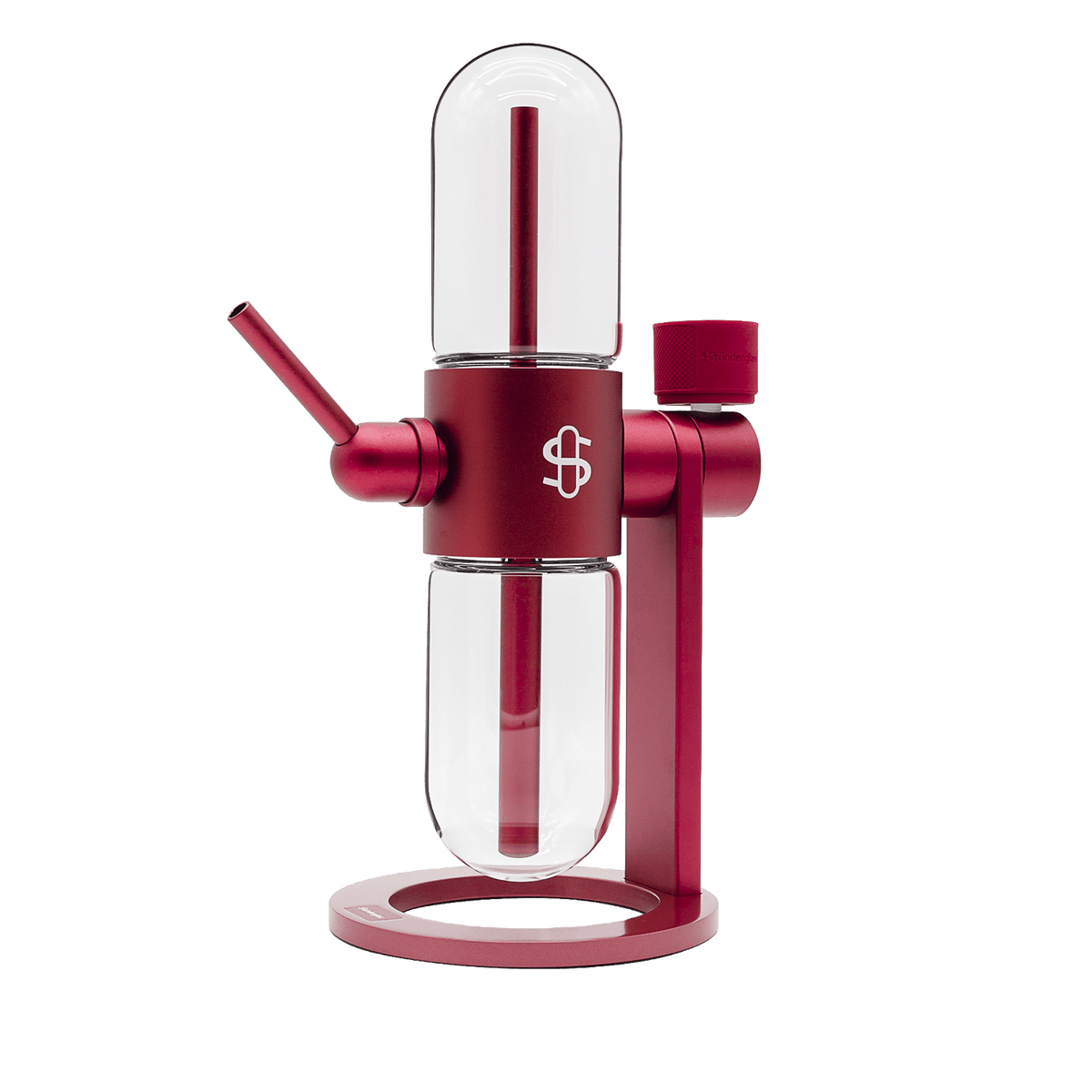 Stundenglass Gravity Infuser  - Velvet Burgundy | 360° Gravity Hookah - Discreet Smoker
