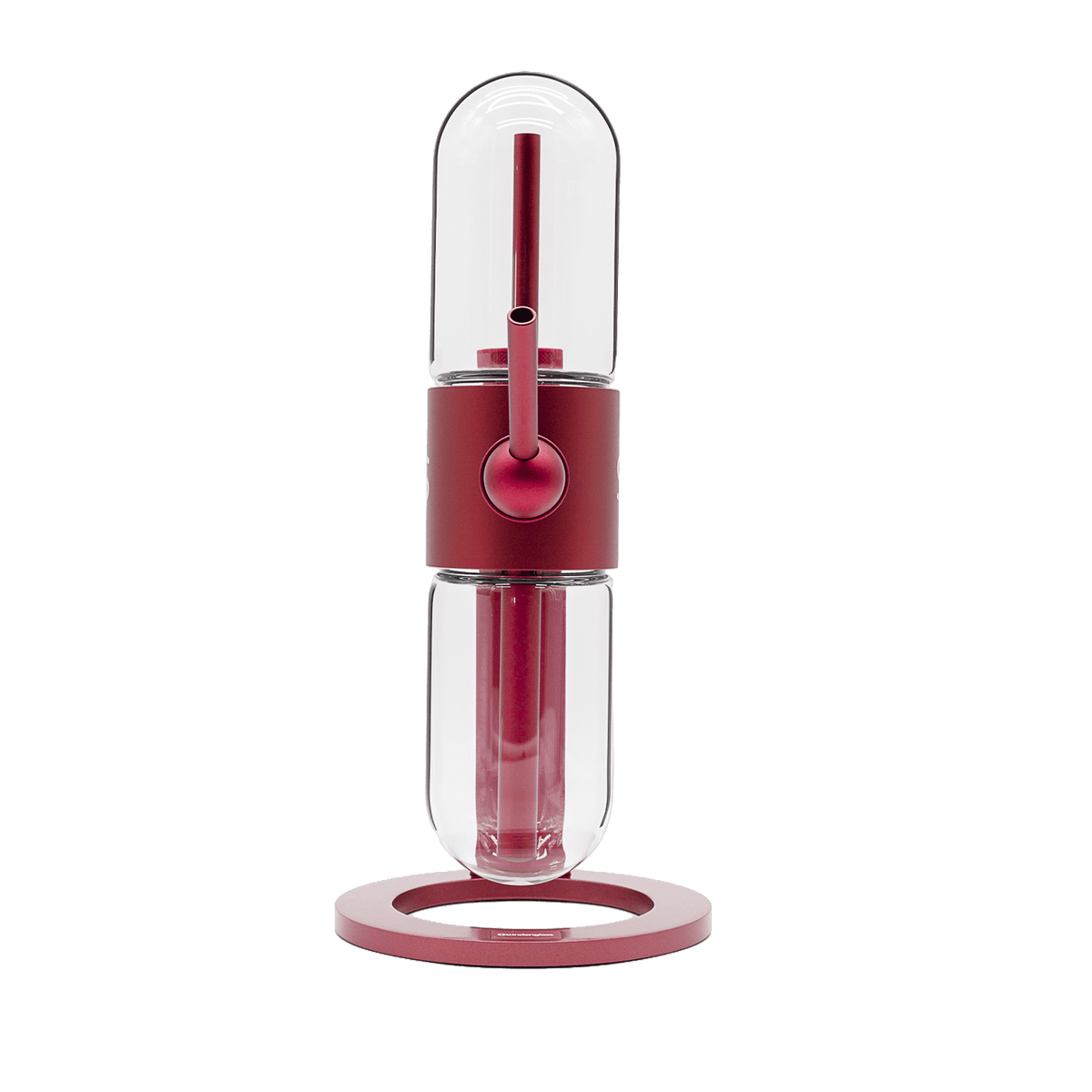Stundenglass Gravity Infuser  - Velvet Burgundy | 360° Gravity Hookah - Discreet Smoker