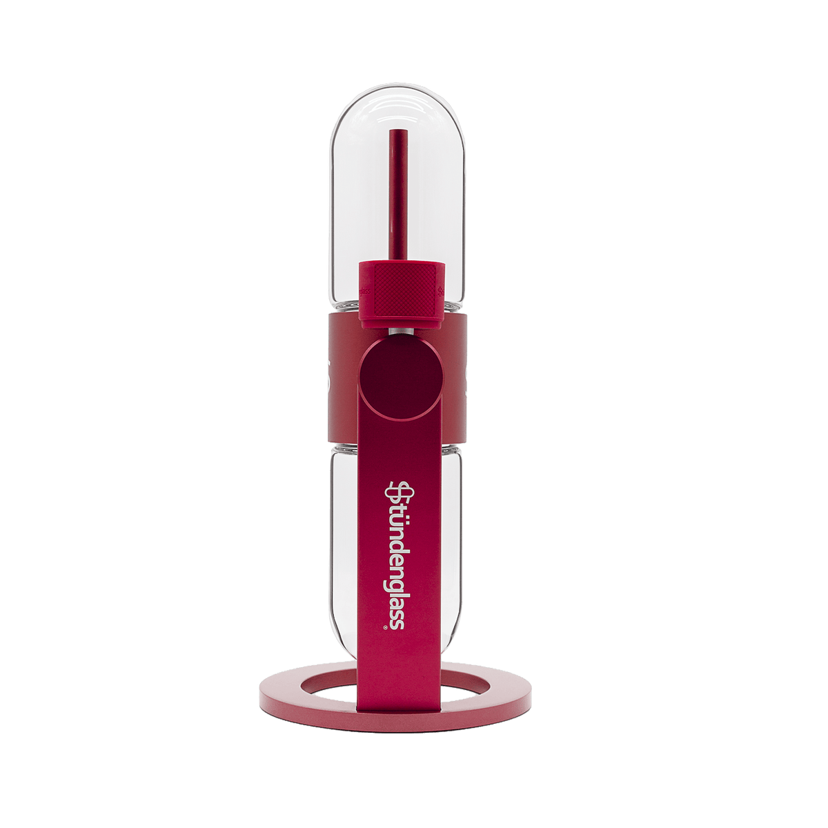 Stundenglass Gravity Infuser  - Velvet Burgundy | 360° Gravity Hookah - Discreet Smoker