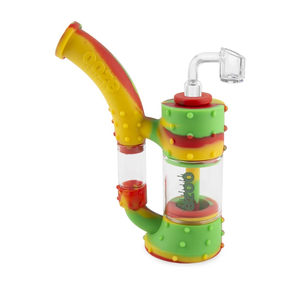 Ooze Stack Pipe Silicone Bubbler - Discreet Smoker