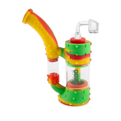 Ooze Stack Pipe Silicone Bubbler - Discreet Smoker